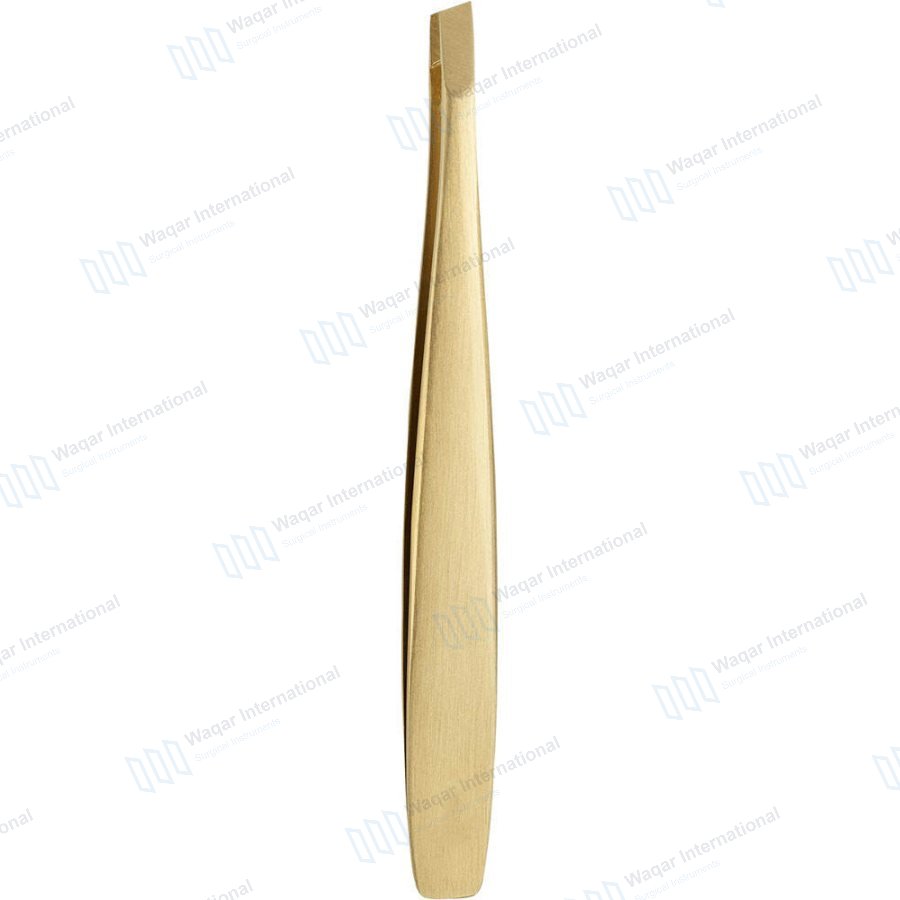 Customizable Stainless Steel Eyebrow Tweezers 3D — beauty instruments manufactured by Waqar International, Sialkot