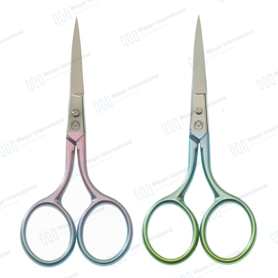 Beauty Grooming Scissors Personal Care Facial Hair Removal — ent instruments manufactured by Waqar International, Sialkot