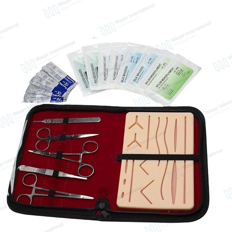Stainless Steel Suture Practice Training Kit Surgical — surgical instruments manufactured by Waqar International, Sialkot