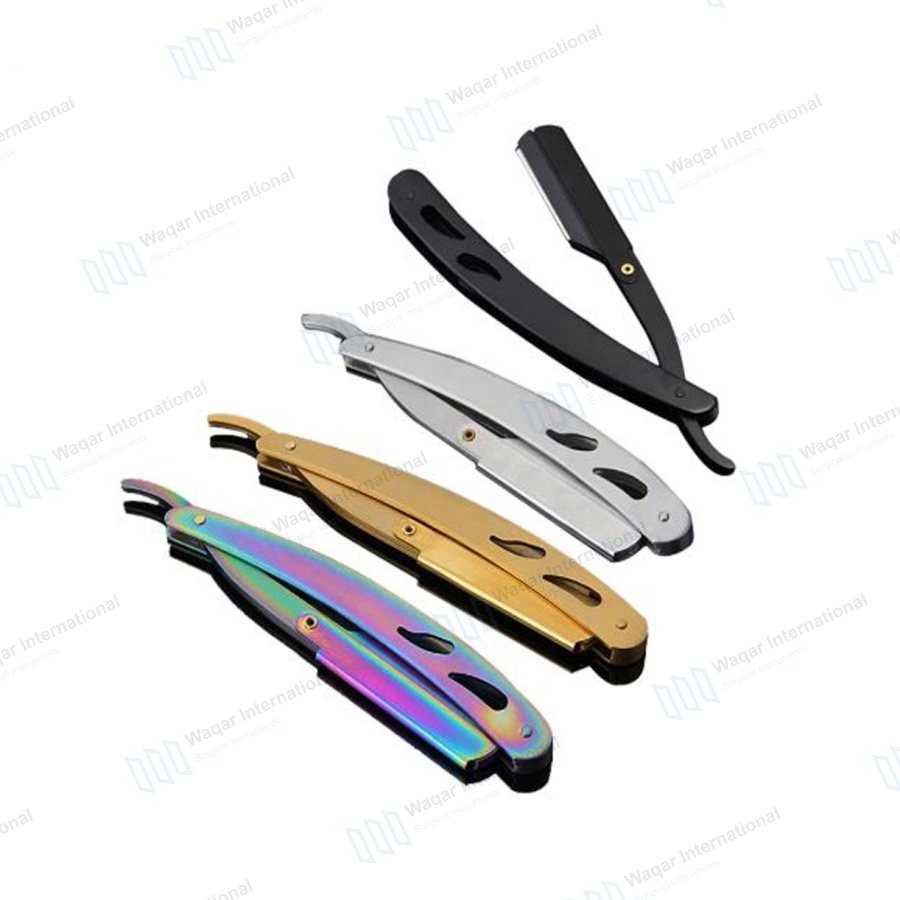 High Standard Stainless Steel Single Blade Non-Disposable Shaving — beauty instruments manufactured by Waqar International, Sialkot