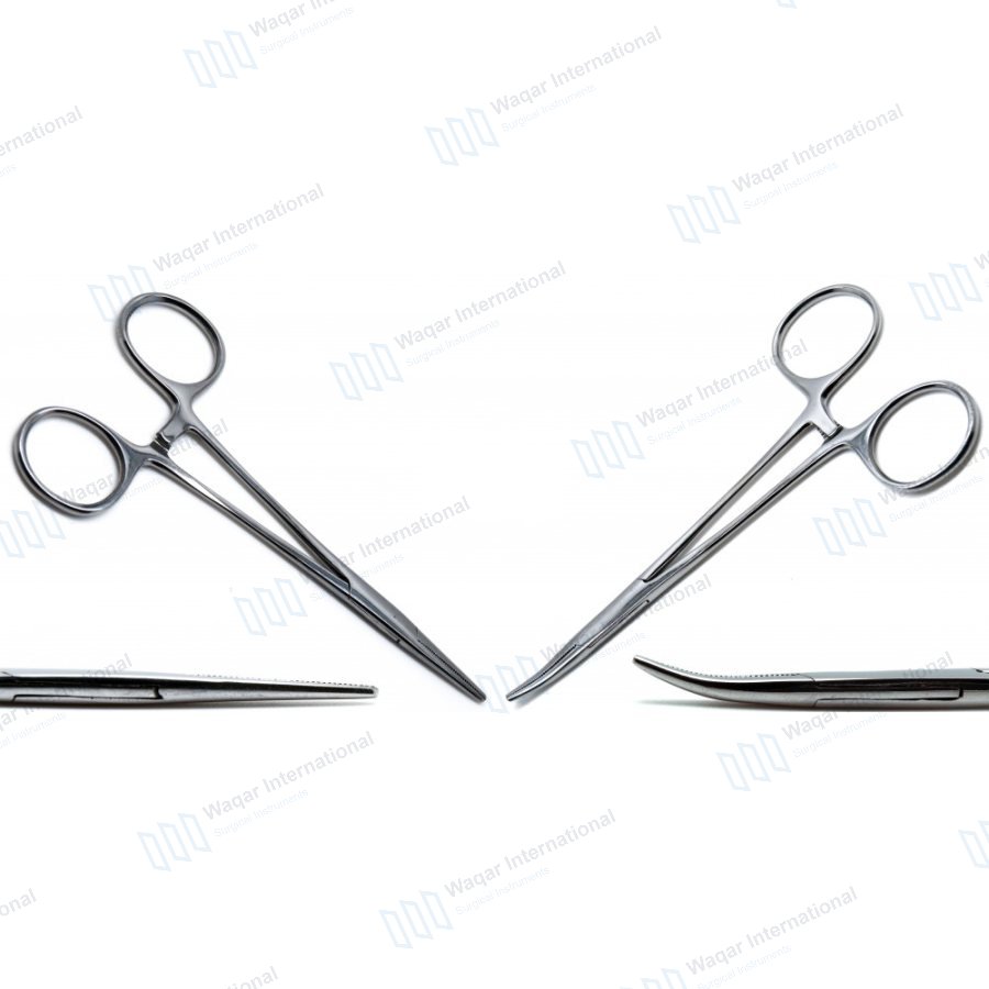 Single Use 2 Pcs Stainless Steel Mosquito Hemostat Forceps — surgical instruments manufactured by Waqar International, Sialkot