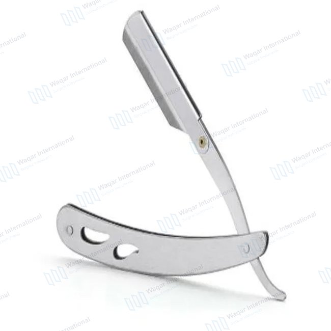 Stainless Steel Barber Razor Single Blade Salon — beauty instruments manufactured by Waqar International, Sialkot