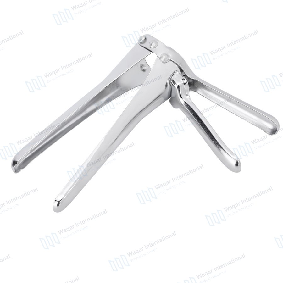 Private Label Stainless Steel Vaginal Speculum Power — veterinary instruments manufactured by Waqar International, Sialkot