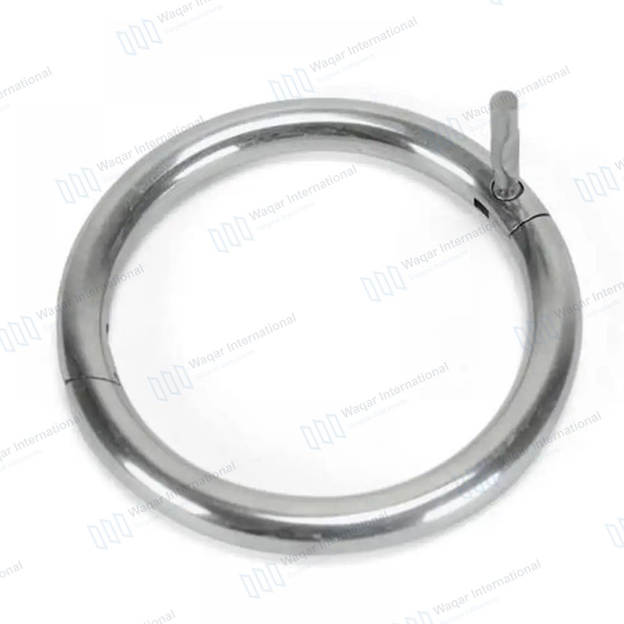Customizable Stainless Steel Bull Weaner Nose Hook — veterinary instruments manufactured by Waqar International, Sialkot