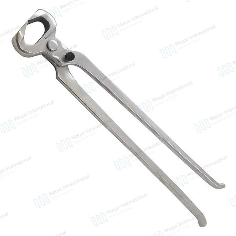 Custom-Made Stainless Steel Adjustable Veterinary Hoof Nipper Farrier — veterinary instruments manufactured by Waqar International, Sialkot