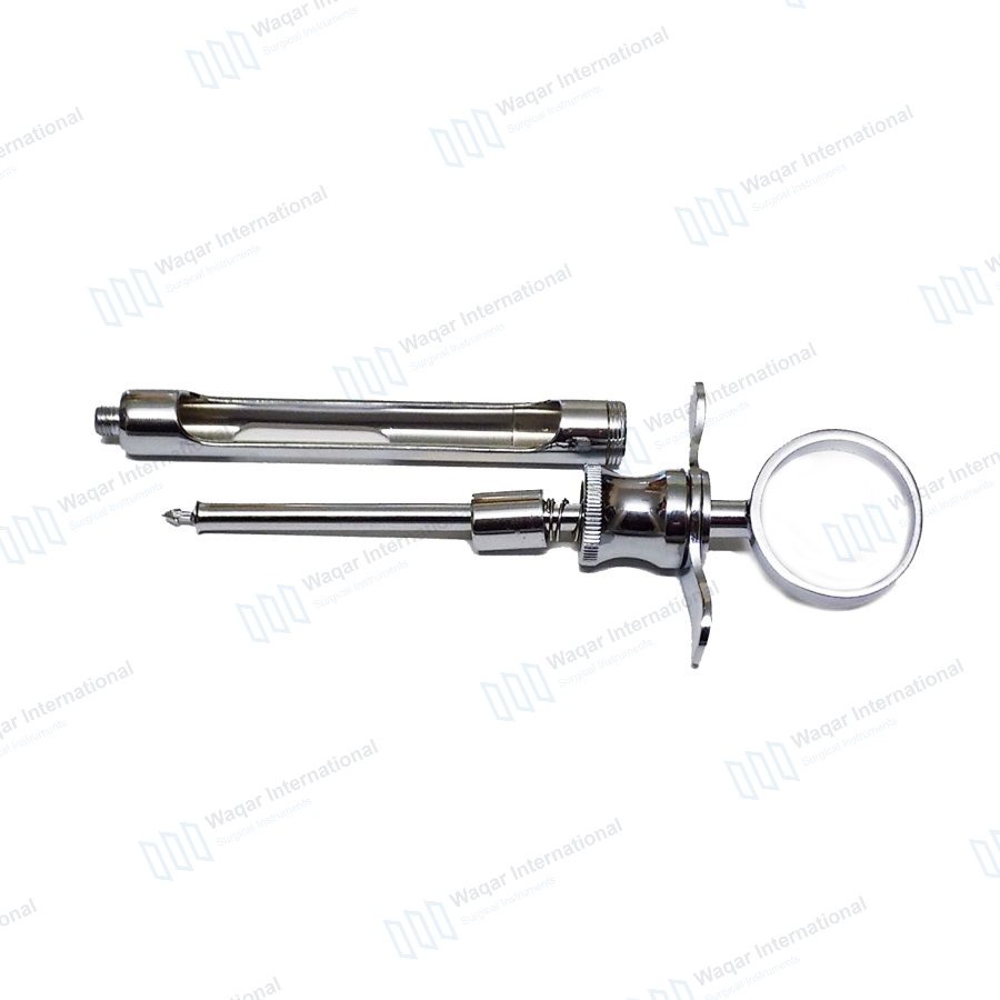 A-Grade Stainless Steel Dental Syringes — dental instruments manufactured by Waqar International, Sialkot