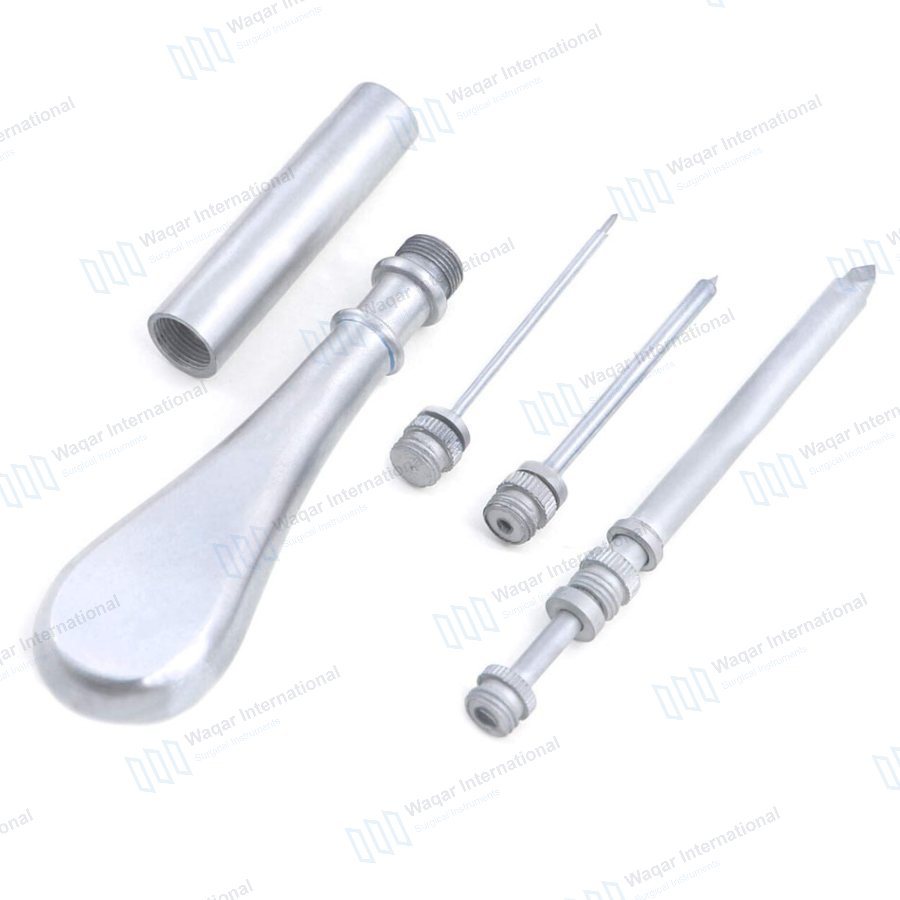 Printed Stainless Steel Trocar Veterinary Obstetric — laparoscopy surgery manufactured by Waqar International, Sialkot