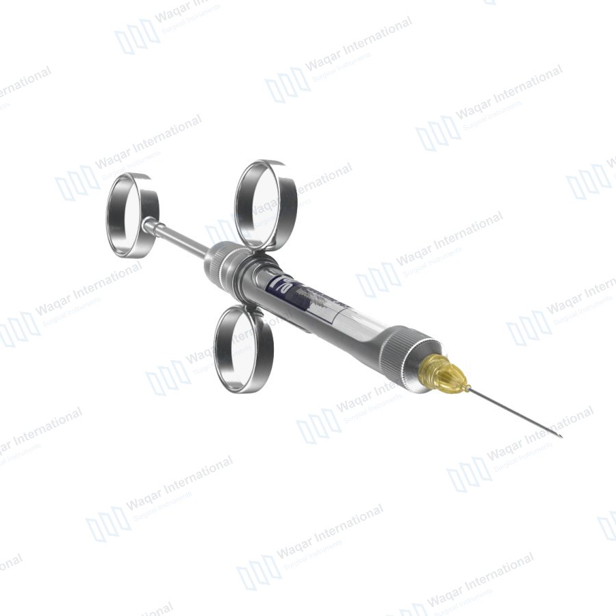 Steel Dental Syringes — dental instruments manufactured by Waqar International, Sialkot