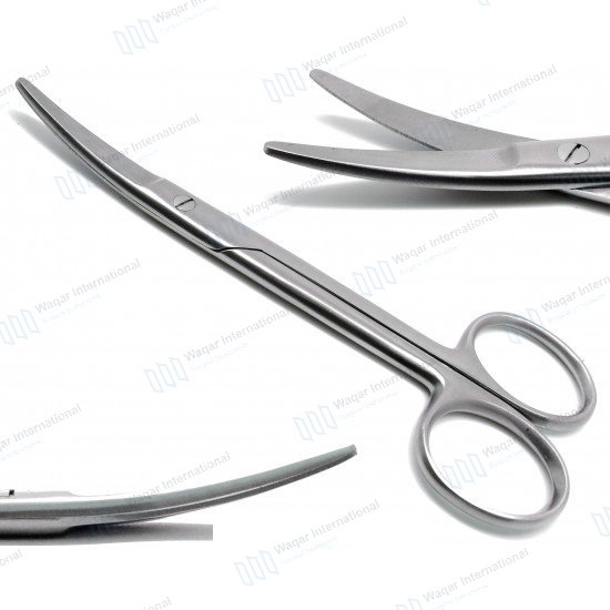 Medical Metzenbaum Blunt/Blunt Scissors Curved 6" Surgical Veterinary — veterinary instruments manufactured by Waqar International, Sialkot