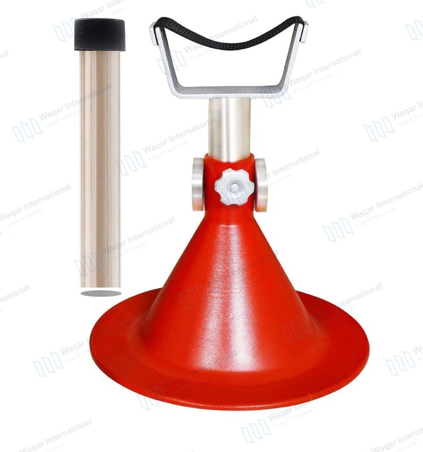 Stainless Steel Farrier Hoof Jack Stand Equine — veterinary instruments manufactured by Waqar International, Sialkot