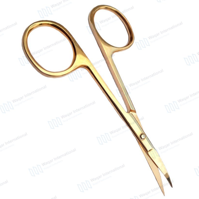 Stainless Steel Cuticle Scissors with Sharp — beauty instruments manufactured by Waqar International, Sialkot