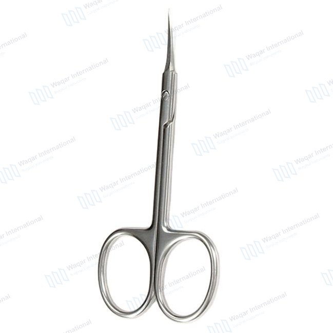 Curved Beauty Cuticle Scissors Manicure — beauty instruments manufactured by Waqar International, Sialkot