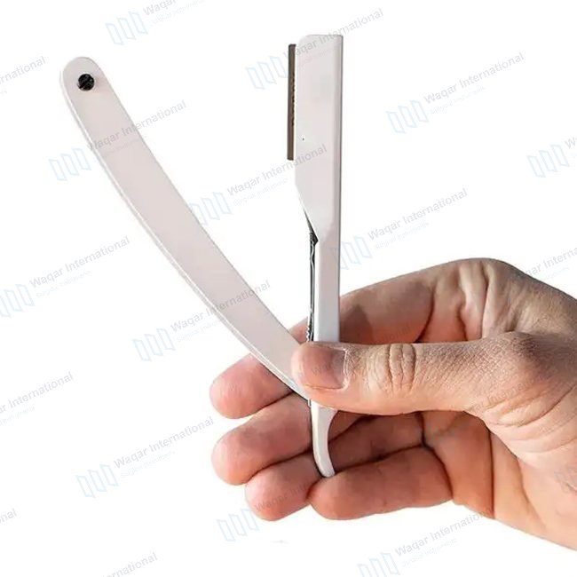 Stainless Steel Single Blade Barber — beauty instruments manufactured by Waqar International, Sialkot