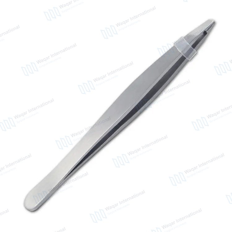 Stainless Steel Eyebrow Lash Tweezers — beauty instruments manufactured by Waqar International, Sialkot