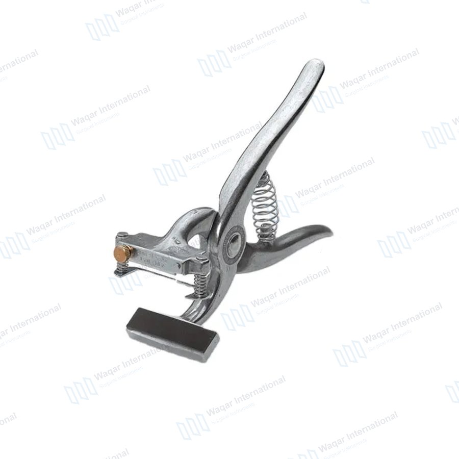 Stainless Steel Animal Tattoo Pliers Size — veterinary instruments manufactured by Waqar International, Sialkot