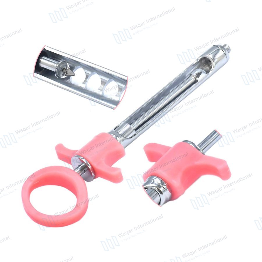 Stainless Steel Dental Syringes — dental instruments manufactured by Waqar International, Sialkot