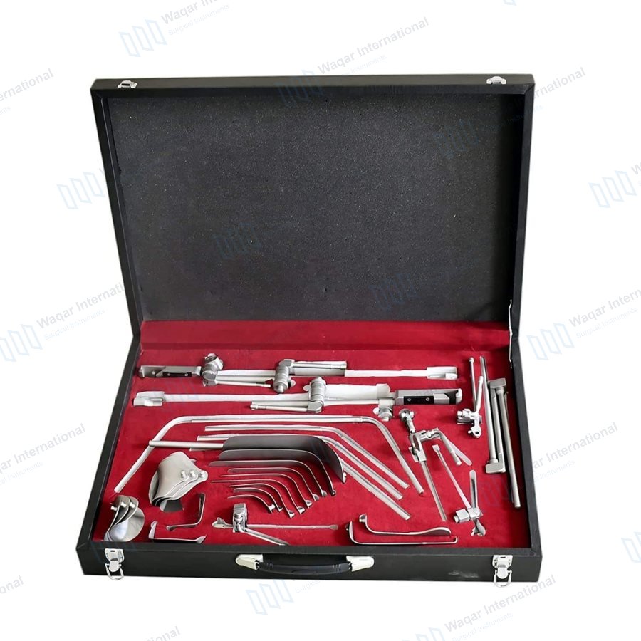 Thompson Retractor Complete Set Stainless Steel Surgical Orthopedic Instruments — orthopedic instruments manufactured by Waqar International, Sialkot