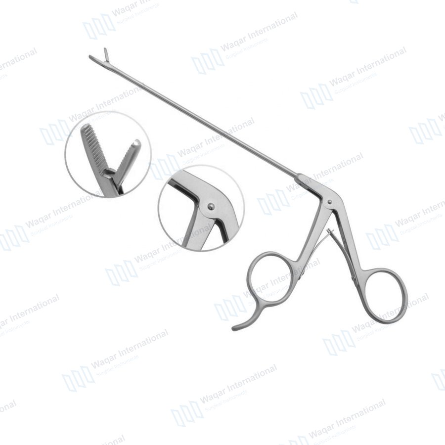 ALLIGATOR CUPPED GRASPER Laparoscopic Atraumatic Grasper — ent instruments manufactured by Waqar International, Sialkot