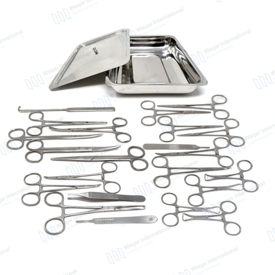 Veterinary Surgery Horse Spay Pack with Instrument Box — veterinary instruments manufactured by Waqar International, Sialkot