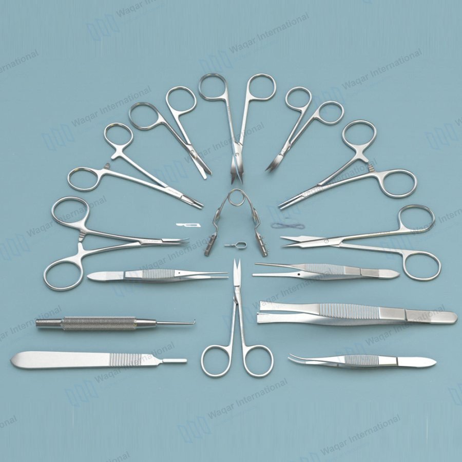 Veterinary Cardiovascular Surgery Anatomical Model Kit-Stainless Steel Medical — veterinary instruments manufactured by Waqar International, Sialkot