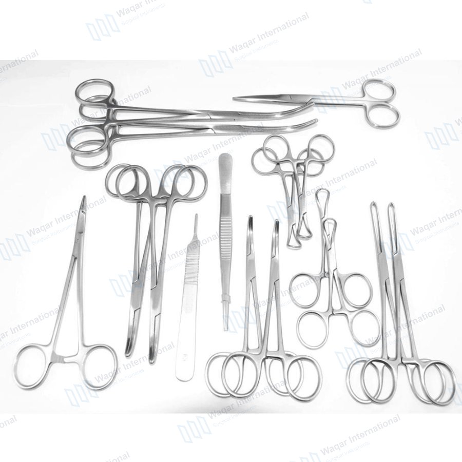 77-Piece Stainless Steel Prostatectomy Anatomical Model — surgical instruments manufactured by Waqar International, Sialkot