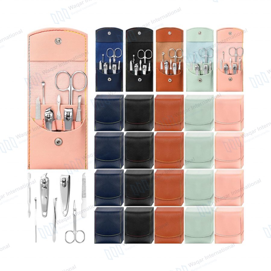Manicure Pedicure Kit Stainless Steel Nail — beauty instruments manufactured by Waqar International, Sialkot