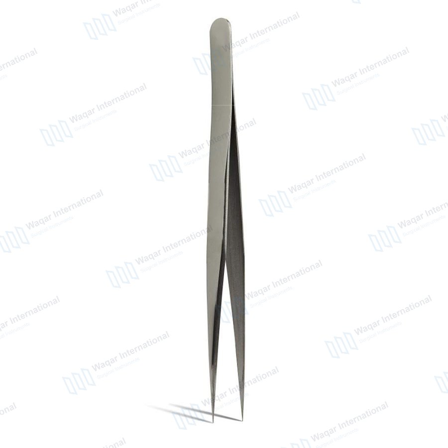 Stainless Steel Anti-Acid Eyelash Tweezer Precision Grip — beauty instruments manufactured by Waqar International, Sialkot