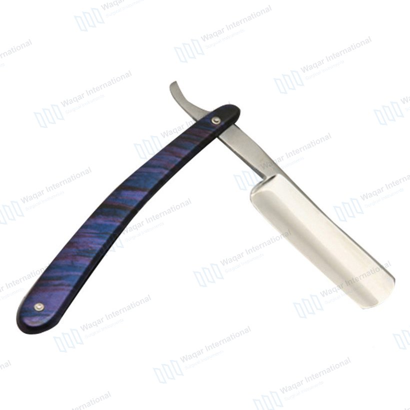 Wood Handle Single Blade — beauty instruments manufactured by Waqar International, Sialkot