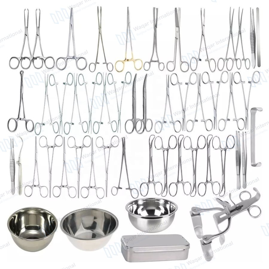 52-Piece Urology Surgical Instrument Set German — surgical instruments manufactured by Waqar International, Sialkot