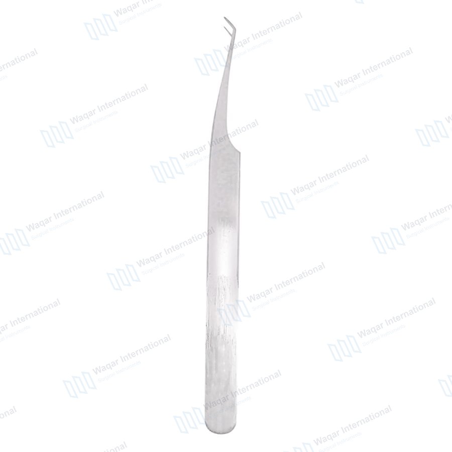 Gold Eyelash Extension Tweezers Anti-Magnetic Stainless Steel Curved — beauty instruments manufactured by Waqar International, Sialkot