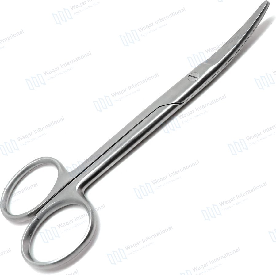 Mayo Dissecting Scissors Curved Blunt — veterinary instruments manufactured by Waqar International, Sialkot
