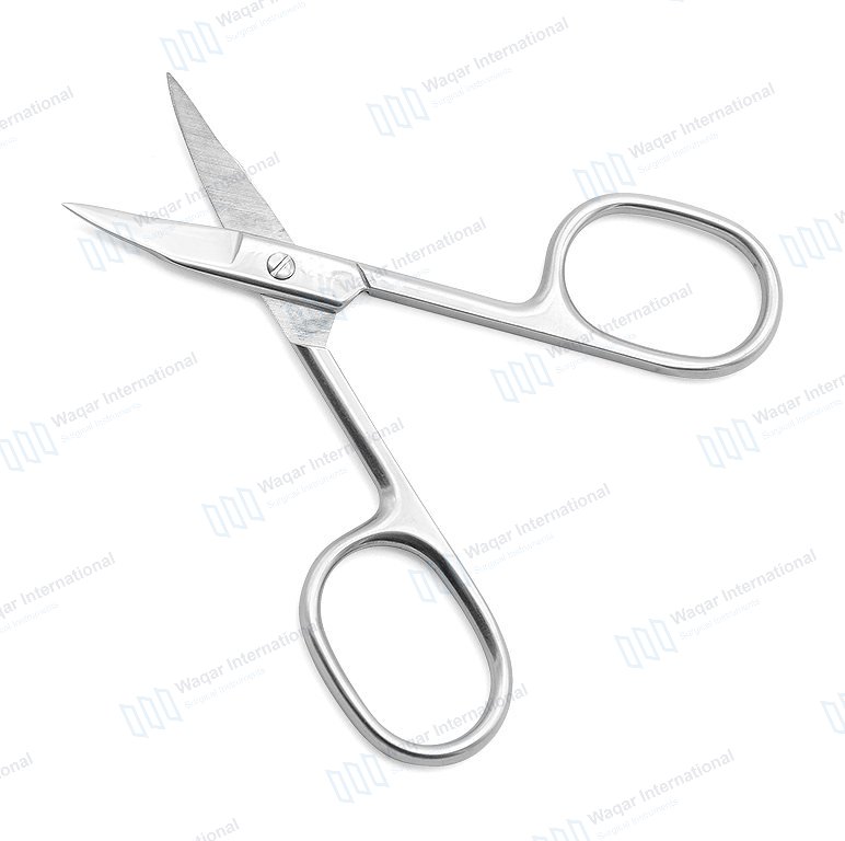 Cuticle Scissors Manicure Pedicure 2.5 Straight Sharp — beauty instruments manufactured by Waqar International, Sialkot