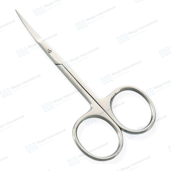 Cuticle Nail Scissors Stainless Steel Manicure Nail Tips — beauty instruments manufactured by Waqar International, Sialkot