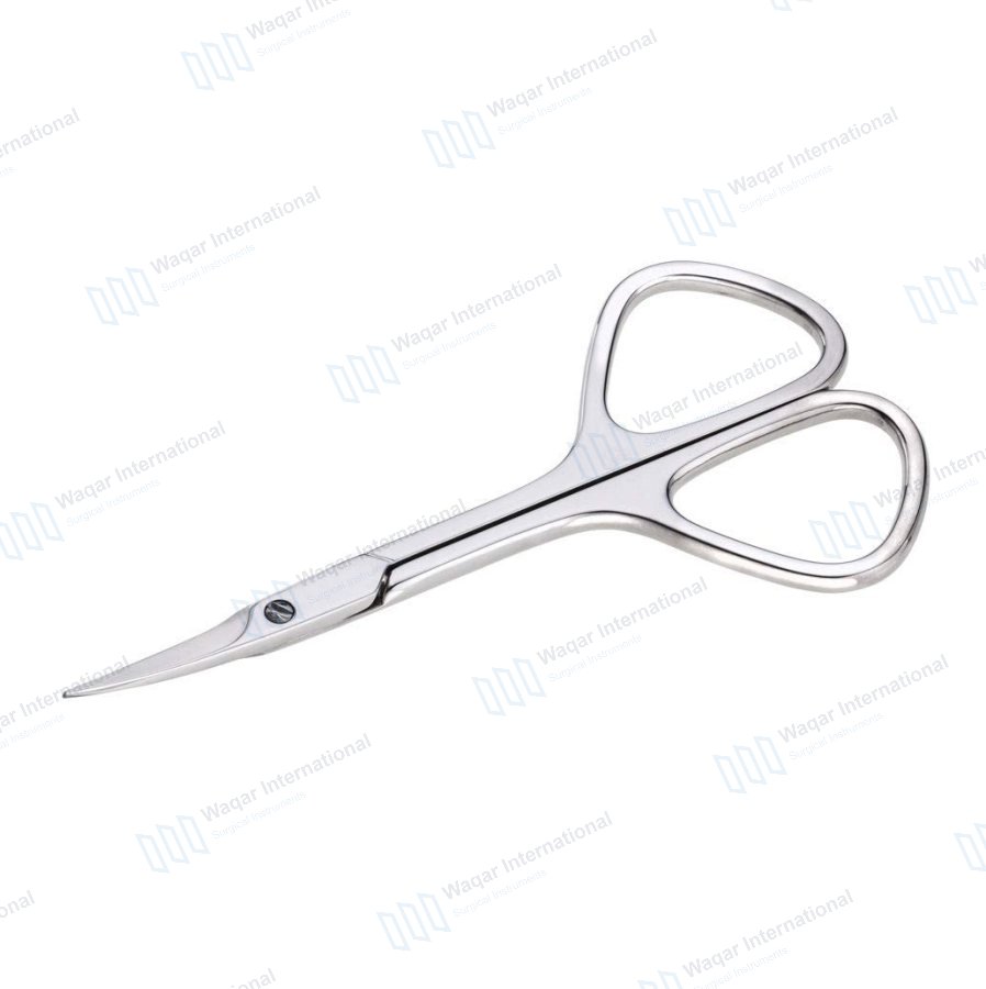 Straight Sharp Stainless Steel Nail Cuticle Scissors — beauty instruments manufactured by Waqar International, Sialkot