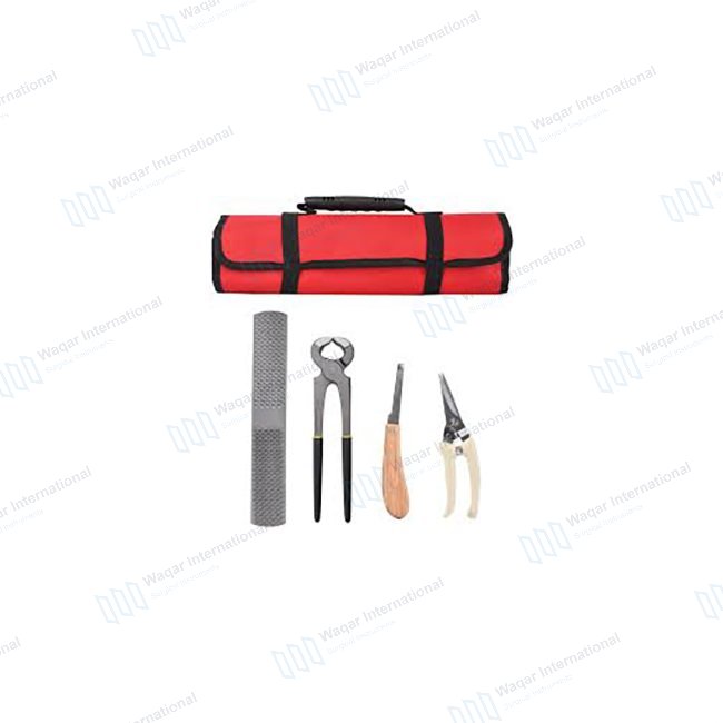 Rated Reusable Farrier Trimming Tools Kit — veterinary instruments manufactured by Waqar International, Sialkot