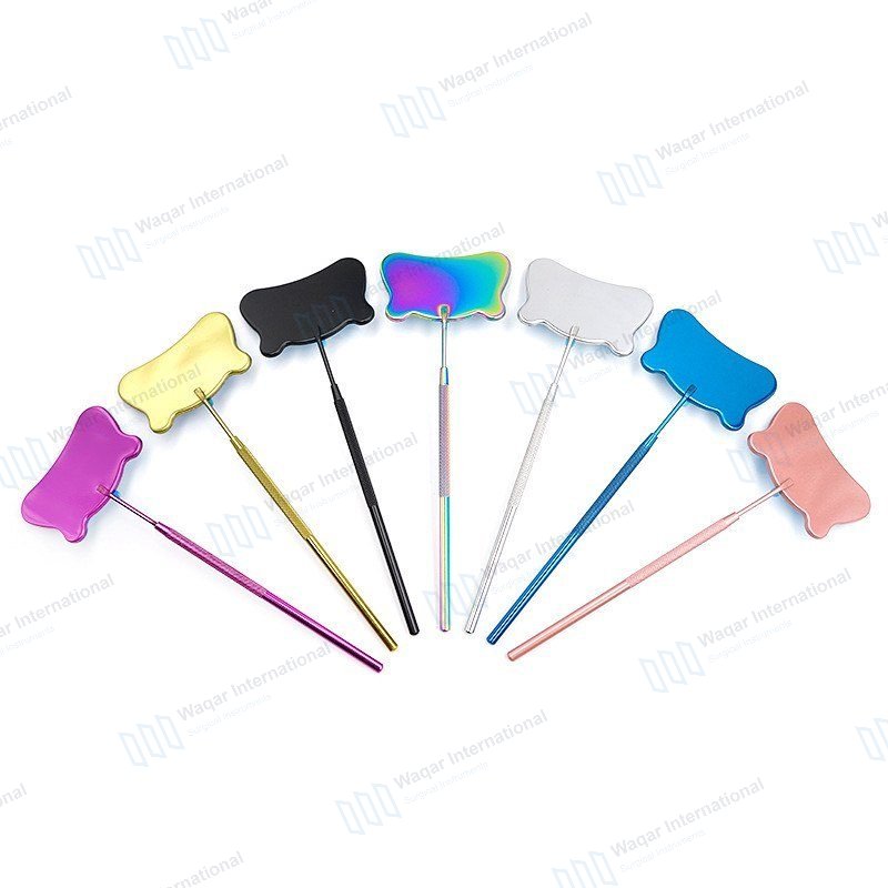 Customizable Shape Lighted Eyelash Extension Mirror with Color — beauty instruments manufactured by Waqar International, Sialkot