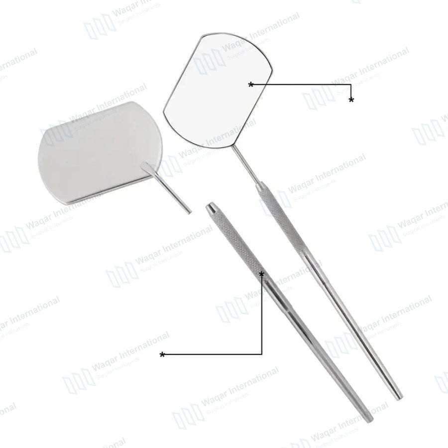 Lighted Desktop Stainless Steel Eyelash Mirror — beauty instruments manufactured by Waqar International, Sialkot