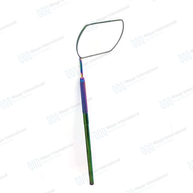 Lighted Dual Sided Chrome Finish Handheld Desktop Eyelash Extensions — beauty instruments manufactured by Waqar International, Sialkot