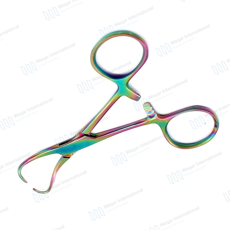 3.5 Inch Stainless Steel Dental Backhaus Towel Forceps — dental instruments manufactured by Waqar International, Sialkot