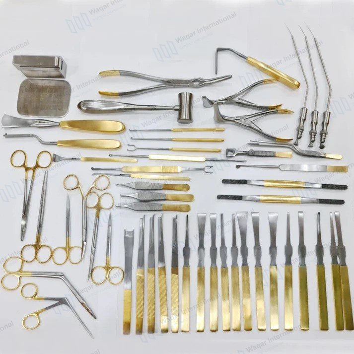 Stainless Steel Blepharoplasty Instruments Set / Plastic Surgery — surgical instruments manufactured by Waqar International, Sialkot