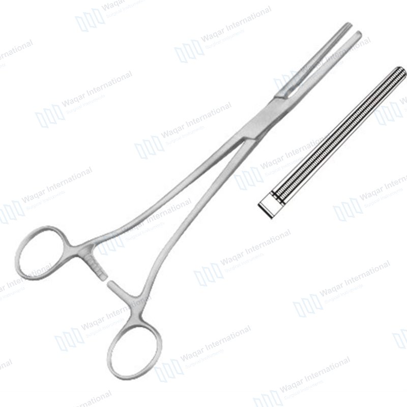 Stainless Steel Heaney Hysterectomy Forceps 21cm — dental instruments manufactured by Waqar International, Sialkot