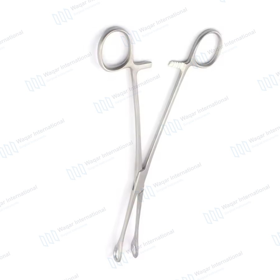 Surgical Use Reusable Steel Sponge Holding Forceps — surgical instruments manufactured by Waqar International, Sialkot