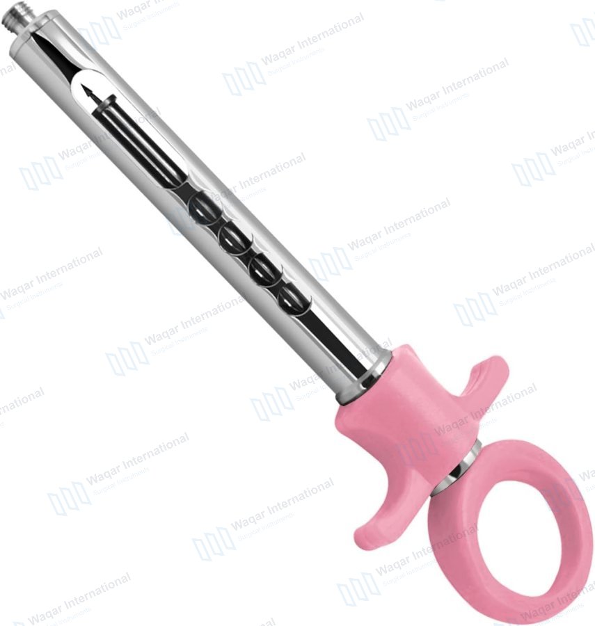 Multicolor Stainless Steel Dental Self Aspirating Syringe 1.8ml/2.2ml — dental instruments manufactured by Waqar International, Sialkot
