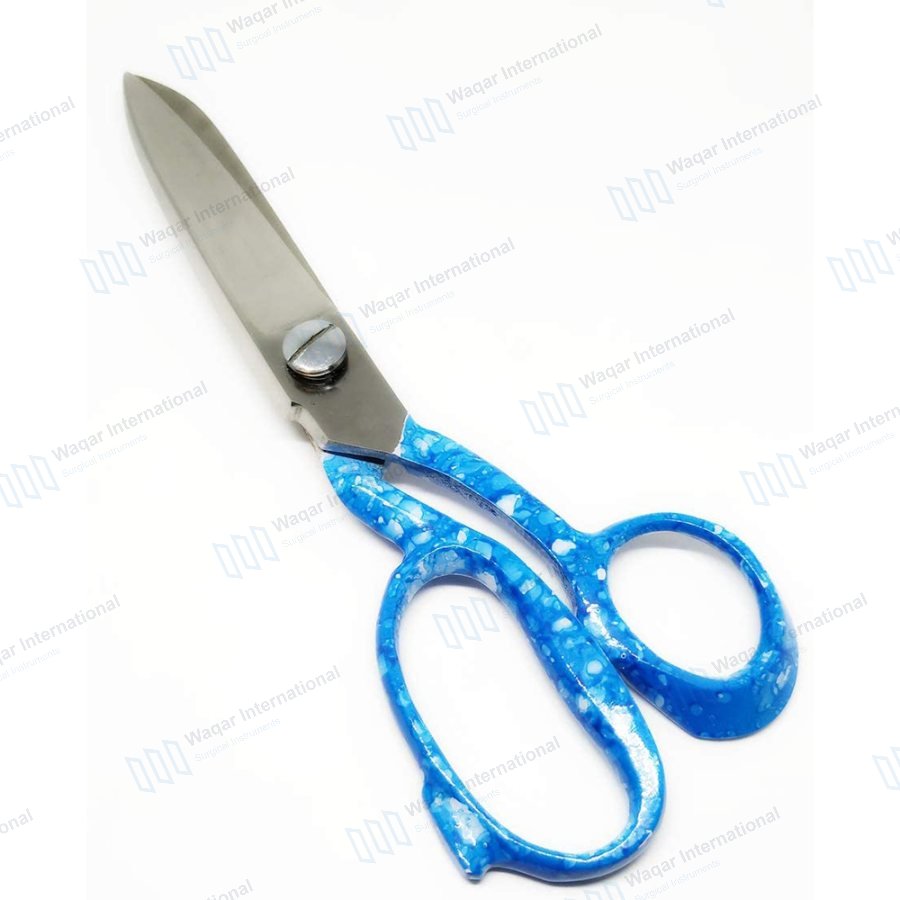 High-Professional Heavy-Duty Plastic Handle Laser Scissors Smooth Anti-Acid — surgical instruments manufactured by Waqar International, Sialkot