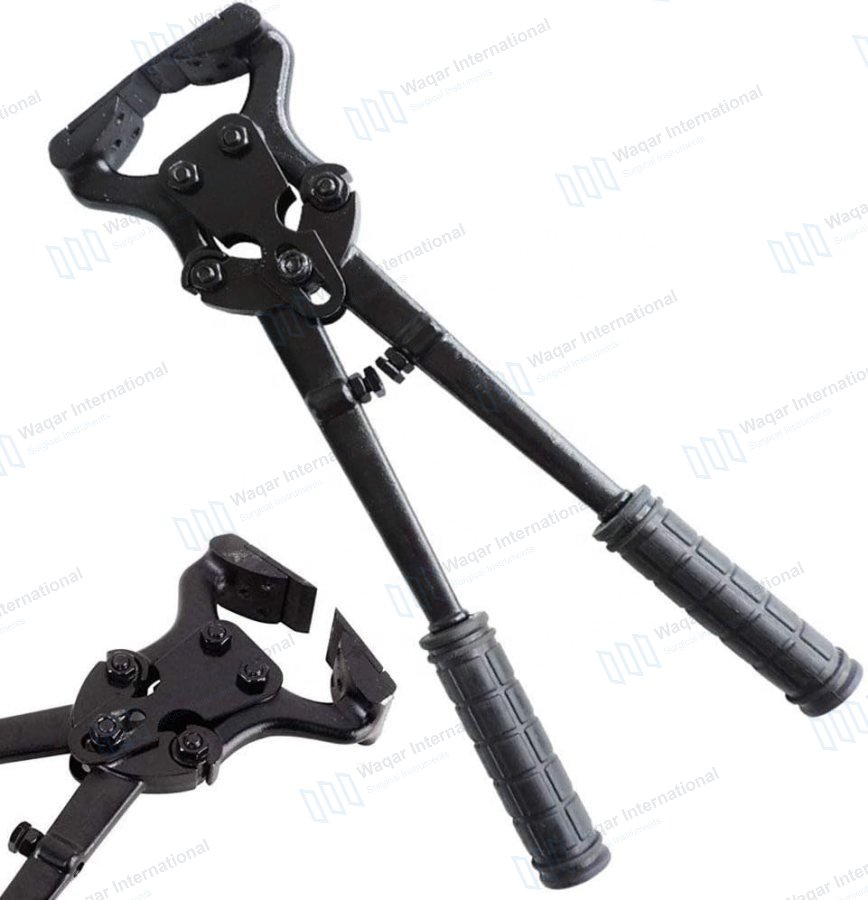 Heavy-Duty Reusable Aluminum Alloy Veterinary Hoof & Claw Trimmer — veterinary instruments manufactured by Waqar International, Sialkot