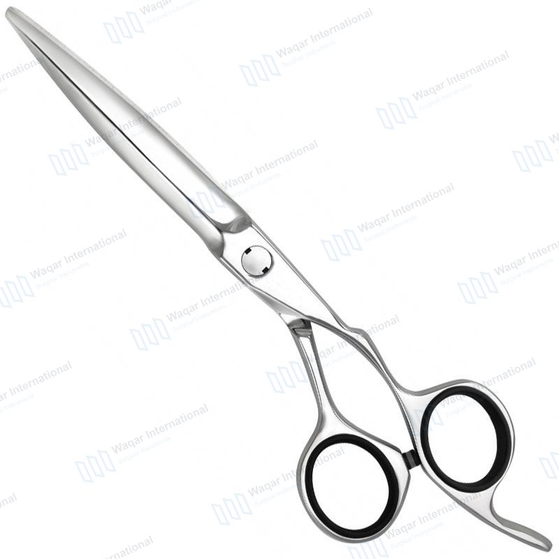 Razor Edge Barber Hair Scissors Silver Japanese — dental instruments manufactured by Waqar International, Sialkot