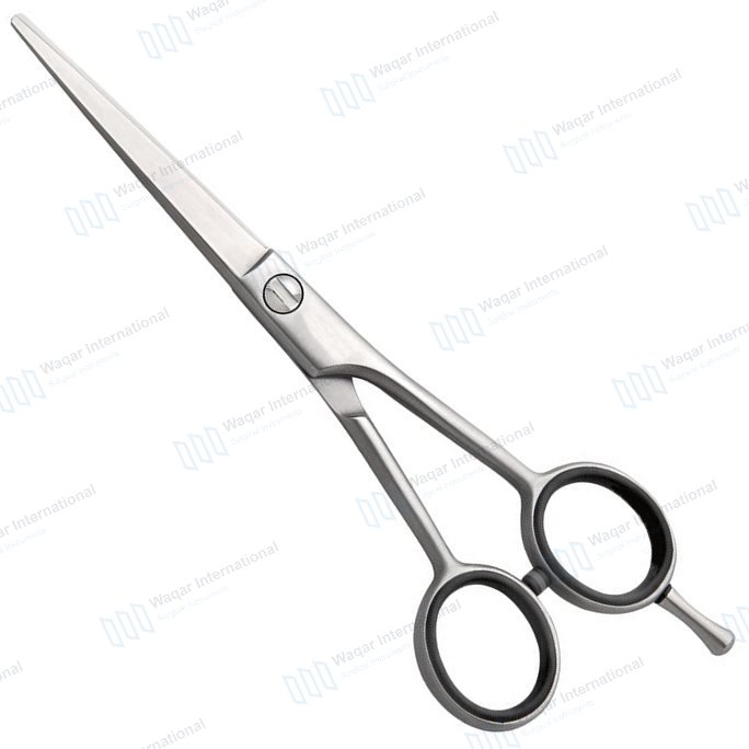 Japanese 6CR13 Stainless Steel Barber Scissors Right-Handed Foldable — dental instruments manufactured by Waqar International, Sialkot