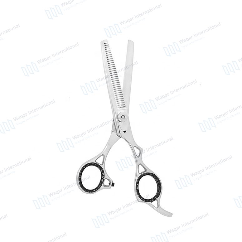Customizable Straight Sharp Stainless Steel Hair Scissors Barber — dental instruments manufactured by Waqar International, Sialkot