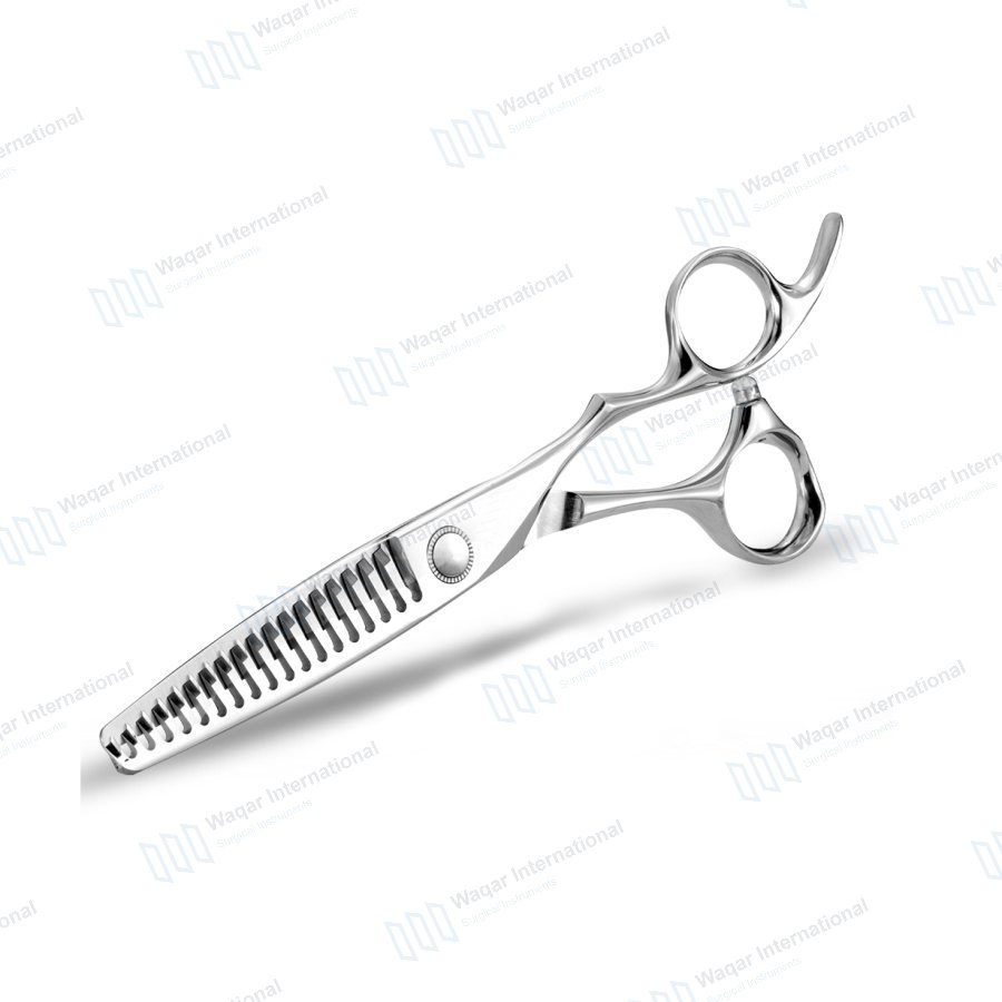 Stainless Steel Hair Thinning Scissors Blunt Tip 32 — dental instruments manufactured by Waqar International, Sialkot