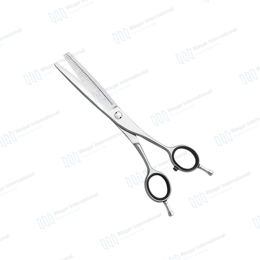 Stainless Steel Thinning Scissors for Hairdressers-A+ Right-Handed — dental instruments manufactured by Waqar International, Sialkot